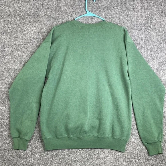 Vintage Disney Tigger Sweatshirt Mens Medium Green Walt Disney World Fleece - Picture 9 of 9